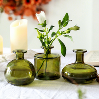 Nouveau vase en verre coloré soufflé à la main, vase décoratif pour la décoration de la maison