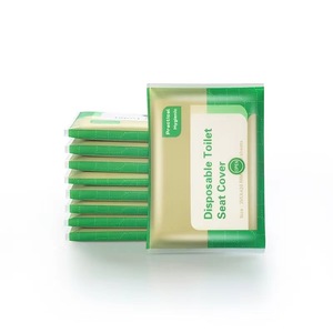 Usine En Gros 10 Pcs Écologique Biodégradable Pour Voyage Gym Hôtel Utiliser Papier Jetable Siège De <span class=keywords><strong>Toilette</strong></span> Couvre - Product Image 2