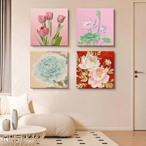 Kit de Materiales para Pintura de Perlas DIY, Pintura Decorativa, Pintura de Perlas con Adhesivos de Girasol para Sala de Estar - Product Image 5