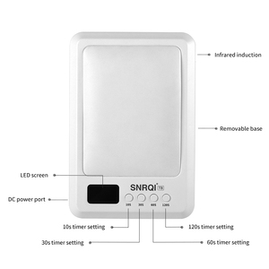 Secador de lámpara de uñas UV profesional de 72W con 60 cuentas LED Sensor automático y 4 temporizadores Enchufe DE LA UE Diseño de metal de plástico de alta potencia - Product Image 3