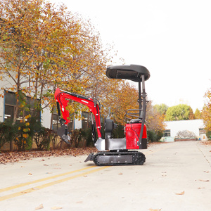 Mini-excavatrice sur chenilles multifonction certifiée CE Chine, 1 tonne, avec moteur, pompe et PLC haute efficacité, garantie 1 an sur le moteur - Product Image 1