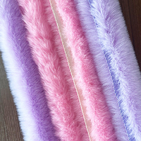 Bande de fourrure de lapin artificielle de qualité supérieure en fibre de polyester, idéale pour les robes Qipao, les tenues Lolita et les bordures de costumes du Nouvel An
