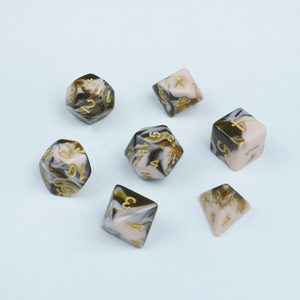 Nouveaux ensembles de dés polyédriques de couleur de mélange D4 D6 D8 D10 D % pour D & D <span class=keywords><strong>RPG</strong></span> MTG Dungeon et Dragons Table Board Roll Jeux - Product Image 2