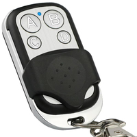 Télécommande 433 MHz à 4 boutons, duplicateur d'émetteur, clé d'ouverture de porte de garage pour clonage de télécommandes de portail de garage et de voiture