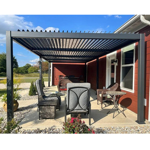 Gazebo de Aluminio para Terraza Exterior TRD-0516-01, Pérgola Exterior con Techo Metálico TRD-0516-01 - Product Image 2