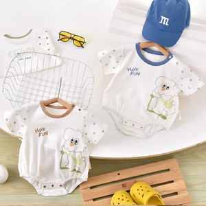 Vestido <span class=keywords><strong>de</strong></span> una pieza con estampado <span class=keywords><strong>de</strong></span> flores y dibujos animados para bebé, adecuado tanto para hombres como para mujeres, vestido <span class=keywords><strong>de</strong></span> una pieza para bebé <span class=keywords><strong>de</strong></span> 3 a 24 meses - Product Image 6