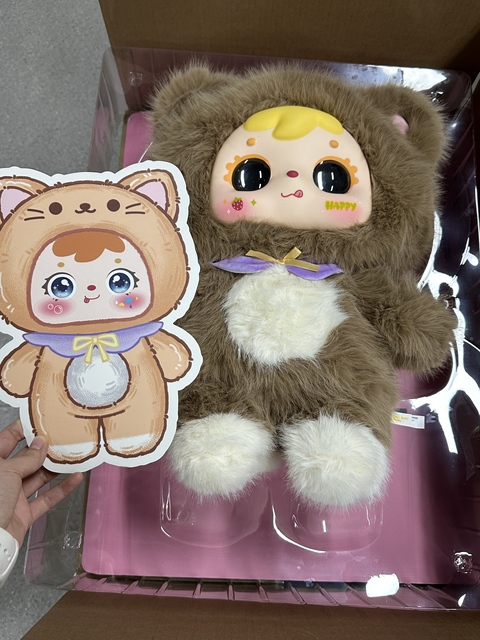 Smart Talking Doll Interactive Voice Companion Robot Plush Toy Emotional AI Learning Kids Multilingual LED Eyes App Control