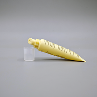 D19mm PE Tête Baume À Lèvres Tube Estampage À Chaud Personnalisé Brillant À Lèvres Tubes Squeeze Cosmétiques Emballage