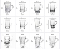 Verres à shot HANDGRIP, petites tasses à café, style britannique, temps de loisirs, tasses à thé de l'après-midi, qualité diamant, verrerie délicate en gros