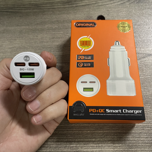 <span class=keywords><strong>Cargador</strong></span> de Coche <span class=keywords><strong>Original</strong></span> de 58W con Doble USB-C, PD/QC3.0, Carga Rápida Inteligente para iPhone 15/14/13/12/11, Samsung, Huawei, Xiaomi, <span class=keywords><strong>iPad</strong></span>, Tablet - Product Image 1