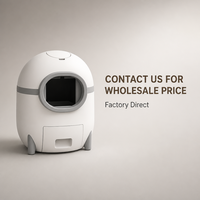 Bac à litière pour chat en plastique intelligent, nettoyage automatique, 60L, facile à nettoyer, pour chats d'intérieur, OEM personnalisé