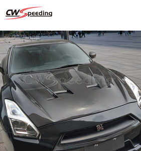 LB V3 stile cofano motore in fibra di carbonio cofano per 2008-2016 <span class=keywords><strong>NISSAN</strong></span> <span class=keywords><strong>GTR</strong></span> <span class=keywords><strong>R35</strong></span> - Product Image 5