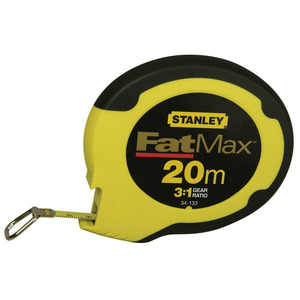 Cinta Métrica Stanley FatMax de 20 m con Relación de Engranajes 3:1 - Product Image 1