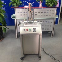 Machine de remplissage semi-automatique à coussin d'air pour crème BB, 4 têtes, équipement pneumatique de remplissage sous vide pour pâte de fond de teint