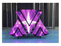 Caliente Popular personalizado Bar Dj mesa/Cabina P1.53/P2.5 Fondo de escenario pantalla LED Cool High Refresh club nocturno DJ evento