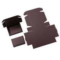 Boîtes rigides écologiques marron, résistantes, avec impression multicolore, forme personnalisable, en carton kraft, logo personnalisé