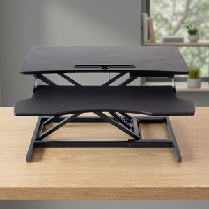 Modern Metal Foldable Height Adjustable Freestanding Commercial <b>Office</b> <b>Standing</b> <b>Desk</b> on -Desktop PM-XY01 - Product Image 3