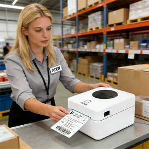 AMZ FBA เครื่องพิมพ์ฉลากความร้อน 4x4 4x6 นิ้วป้าย Adobes พิมพ์ไฟล์ PDF จาก Win Android ระบบ <span class=keywords><strong>IOS</strong></span> สําหรับการจัดส่งฉลาก - Product Image 5