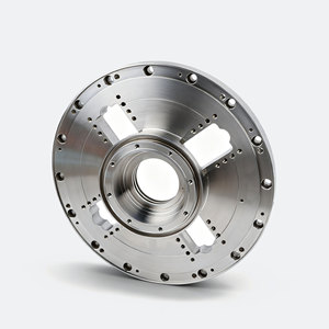 Couvre-rotor de <span class=keywords><strong>centrifugeuse</strong></span> haute vitesse à bride, rainures de légerage croisées, trou d'axe de précision, en acier inoxydable duplex 2205 - Product Image 2