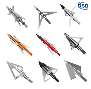 Puntas <span class=keywords><strong>de</strong></span> <span class=keywords><strong>Caza</strong></span> Profesionales al por <span class=keywords><strong>Mayor</strong></span> <span class=keywords><strong>de</strong></span> 3 Hojas, 100 Granos, Acero Inoxidable 420, Punta <span class=keywords><strong>de</strong></span> Flecha <span class=keywords><strong>de</strong></span> Impacto Desplegable para Tiro con Arco Compuesto y Ballesta - Product Image 1