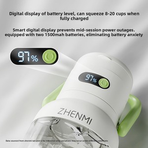 เครื่องปั่นแบบพกพาไร้สาย, เครื่องคั้นน้ำผลไม้ขนาดเล็กแบบชาร์จไฟได้ สำหรับสมูทตี้และการใช้งานในบ้าน - Product Image 4