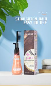 Produits capillaires à succès, crème lissante avec peigne, spray facile et doux, brillance, lissage permanent, crème lissante pour cheveux - Product Image 2