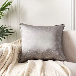 Housse de coussin de luxe en jacquard métallique, décorative pour la maison - Product Image 1