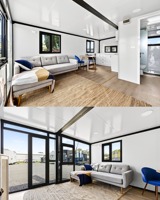 Location de fermes modernes, locations d'hôtels Airbnb, maisons conteneurs, mini-maisons confortables et respirantes, jardins, cours, balcons.