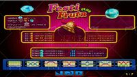 BORDEN Festi Fruta Plus Machine de jeu de société PC en fibre de verre à monnayeur, en anglais, pour 1 joueur, prise US, garantie 12 mois
