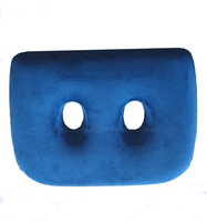 Coussin orthopédique en mousse à mémoire de forme pour le coccyx, coussin de soulagement de la pression en mousse à haute résilience pour camion, maison, bureau, voyage, emballage compressé