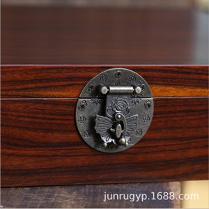 Caja de Madera para Té Pu Erh con Forro, Rectangular, de Madera de Sequoia, para Empaque de Regalo de Ladrillos de Té - Product Image 3