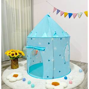 Kapalı Playhouse erkek ve kız çadır sevimli prenses kale renkli roket şekilli çocuk oyun çadırı - Product Image 4