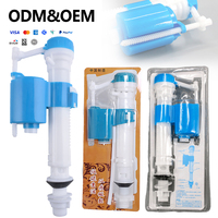 Vanne d'admission haute pression pour réservoir de toilettes, vanne à double chasse d'eau pour toilettes à cuvette basse, accessoires de réservoir