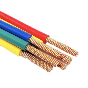 Hot Sale 2.5mm Copper Conductor Insulated Electric Wire Round Fabric Braided Flexible Electrical Cable Solid Wire Cable