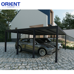 Abri de voiture extérieur robuste, auvent imperméable en acier, toit métallique 20 x 20 20x20 12x24 pour <span class=keywords><strong>2</strong></span> <span class=keywords><strong>voitures</strong></span>, fabriqué en Chine - Product Image 1