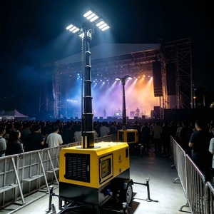 เสาไฟไฮดรอลิกนิวเมติกยกสูง 9 เมตร พร้อมไฟส่องสว่าง LED 4x400W - Product Image 5