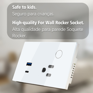 Destek Alexa Google ev duvar akıllı soket ile PD30W yüksek güç USB akıllı <span class=keywords><strong>Wifi</strong></span> avustralya standart Tuya <span class=keywords><strong>Wifi</strong></span> akıllı soket - Product Image 3