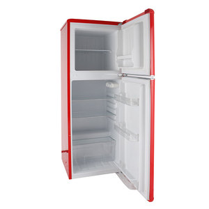 Réfrigérateur BCD-138V à double porte et rétro, 2 portes, congélateur supérieur, dégivrage automatique - Product Image 4