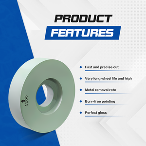 Tıbbi cerrahi aletler için Metal tüpler iğne aşındırıcı tekerlekler bowden-kablolar beyaz alüminyum oksit taşlama - Product Image 3