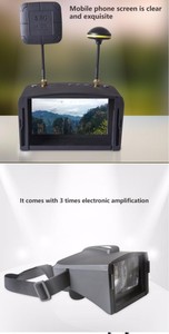 EV800D 40CH 5.8กรัม5นิ้ว800*480ชุดหูฟังวิดีโอ HD DVR หลากหลายแว่นตา FPV พร้อมแบตเตอรี่สำหรับโดรนรุ่น RC FPV - Product Image 6