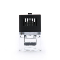 Diffuseur de parfum pour voiture à clipser sur grille d'aération, support d'aromathérapie, ornement, parfum liquide pour siège de voiture, accessoire suspendu en plastique et verre