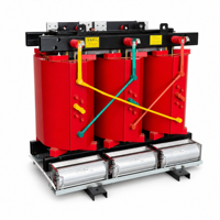 Transformateur d'isolement de type sec HDT SG 11 kV vers 380 V 50 kVA à enroulement en cuivre, transformateur abaisseur de tension pour usine industrielle