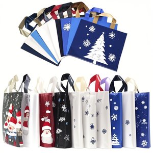 Promotional Plastic Shopping Bags with Handles Advertising Space for Business Growth
