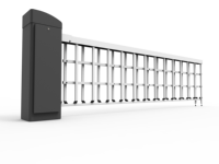 Système de barrière de parking commerciale automatique en acier laminé à froid épais, design moderne, prévention de la rouille et de la corrosion