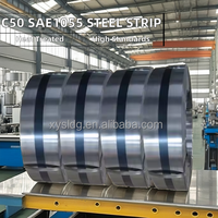 Bande de tôle d'acier laminée à froid et recuite Shanlong en acier à haute teneur en carbone 0,2x20,2mm S50C CS50 1050 C50 CK50, ruban de mesure MAX 730 N/mm
