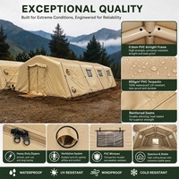 Carpa Médica de Emergencia Inflable Comercial, Modular, de PVC Impermeable, de Instalación Rápida, para Ayuda en Desastres, OEM ODM