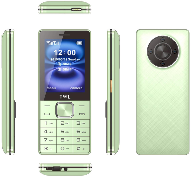 2026 1.77inch Dual SIM Card Feature Phone 2G bar phone Flashlight Games Photos FM basic phone Fashion Design Big Battery