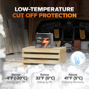 EU/US Stock LiTime 12V 20Ah CCA حزمة بطارية ليثيوم أيون الانطلاق البحرية - Product Image 5