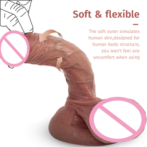 Xise Dildo Silikon Saugnapf Sexspielzeug für Frauen <span class=keywords><strong>Penis</strong></span> Falange realistische Adern gemalt vibrierenden Drachen Fantasie Stofftiere - Product Image 3