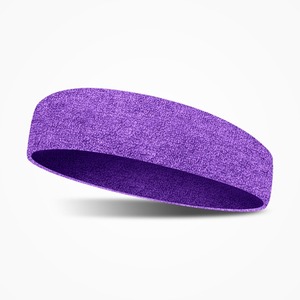 Cotton Sports Headband Moisture Wicking Breathable Elastic Sweatband for Gym Running Exercise All Seasons Universal Fit - Product Image 3